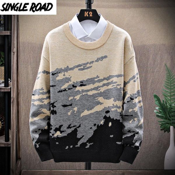 singleroad mens knitted sweater men 2020 winter camouflage sweaters pullover jumper harajuku korean causal yellow sweater men, White;black
singleroad mens knitted sweater men 2020 winter camouflage sweaters pullover jumper harajuku korean causal yellow sweater men, White;black