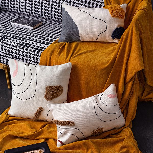 printed tufted pillowcase cotton weaving screen printing home all-match sofa cushion car lumbar support
printed tufted pillowcase cotton weaving screen printing home all-match sofa cushion car lumbar support