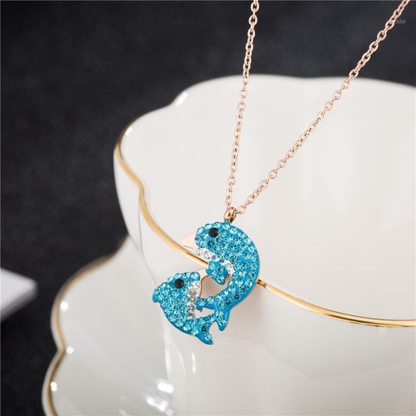 rose gold double dolphin necklace new cute titanium steel popular necklace gift for women1, Silver
rose gold double dolphin necklace new cute titanium steel popular necklace gift for women1, Silver