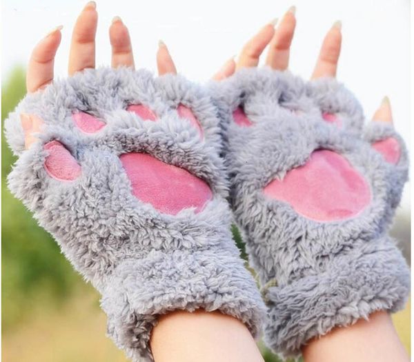 bear fingerless mittens fluffy cat winter plush paw claw finger glove soft half covered women female gloves
bear fingerless mittens fluffy cat winter plush paw claw finger glove soft half covered women female gloves