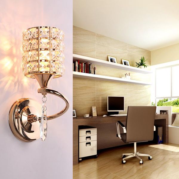 modern sconces sliver/gold crystal lampshade wall lamp european single head art e27 wall light for bedside aisle home decor
modern sconces sliver/gold crystal lampshade wall lamp european single head art e27 wall light for bedside aisle home decor