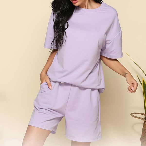 summer t-shirt and shorts women set casual solid o neck short sleeve tshirt lace up shorts female clothing set, Gray
summer t-shirt and shorts women set casual solid o neck short sleeve tshirt lace up shorts female clothing set, Gray