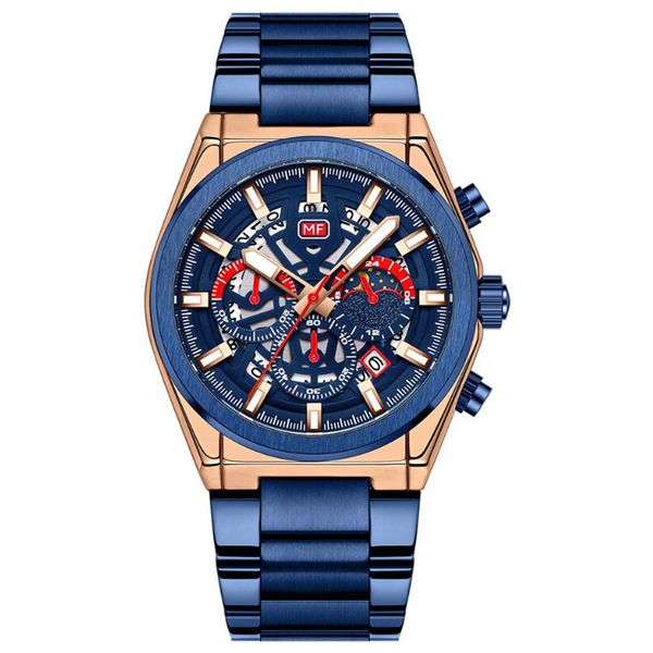 2021 Casual Luxury Watch Men's Chronograph Business Quartz Stainless Steel Waterproof Sports Mens Watch Relogio Masculino, Silver
2021 Casual Luxury Watch Men's Chronograph Business Quartz Stainless Steel Waterproof Sports Mens Watch Relogio Masculino, Silver