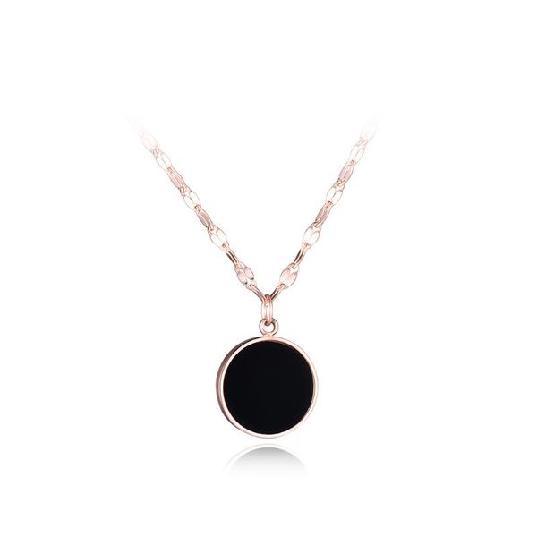 gold color roune black acrylic pendant necklace for woman simple titanium steel chain links wedding necklaces jewelry n17016, Silver
gold color roune black acrylic pendant necklace for woman simple titanium steel chain links wedding necklaces jewelry n17016, Silver