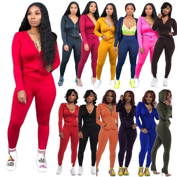 women's tracksuits autumn and winter 2021 women's dress solid color long sleeve zipper coat slim pants two piece casual suit1, Gray
women's tracksuits autumn and winter 2021 women's dress solid color long sleeve zipper coat slim pants two piece casual suit1, Gray