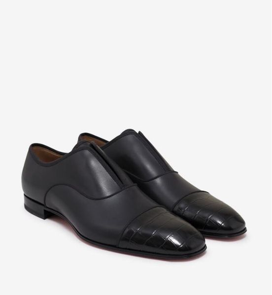 men footwear red bottom ,black genuine leather alpha male leather & croc embossed loafers men's business wedding party dress flat
men footwear red bottom ,black genuine leather alpha male leather & croc embossed loafers men's business wedding party dress flat