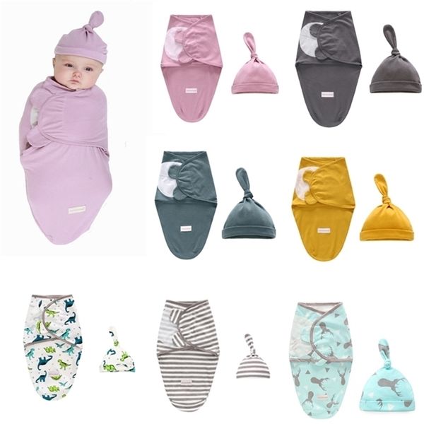 2pc blanket with cap swaddle wrap swaddling newborn cotton envelope sleep sack infant baby sleeping bag y201009
2pc blanket with cap swaddle wrap swaddling newborn cotton envelope sleep sack infant baby sleeping bag y201009