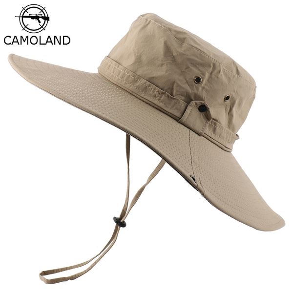 camoland waterproof bucket hat for men summer upf50+ sun hat women wide brim panama beach hats outdoor hiking fishing boonie cap t200720, Blue;gray
camoland waterproof bucket hat for men summer upf50+ sun hat women wide brim panama beach hats outdoor hiking fishing boonie cap t200720, Blue;gray