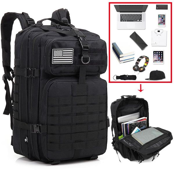 outdoor bags 45l large capacity men army tactical backpack 3p softback sport waterproof rucksack hunting hiking camping
outdoor bags 45l large capacity men army tactical backpack 3p softback sport waterproof rucksack hunting hiking camping