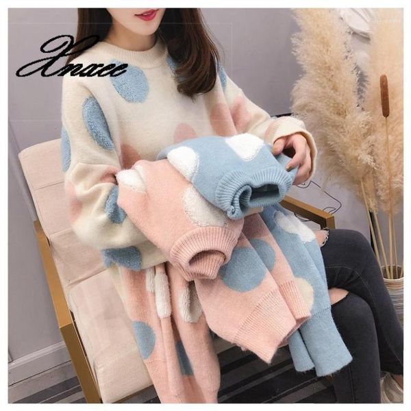 xnxee dot korea loose jumper o-neck 2019 new soft women fall knitted sweater pullover winter long sleeve fashion casual1, White;black
xnxee dot korea loose jumper o-neck 2019 new soft women fall knitted sweater pullover winter long sleeve fashion casual1, White;black