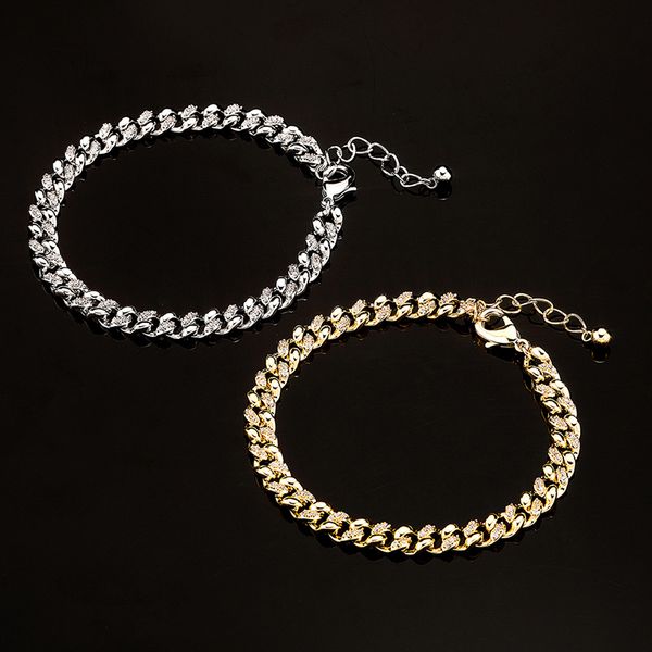 iced out regular cuban bracelet in silver gold color hip hop fashion jewelry gift for women, Golden;silver
iced out regular cuban bracelet in silver gold color hip hop fashion jewelry gift for women, Golden;silver