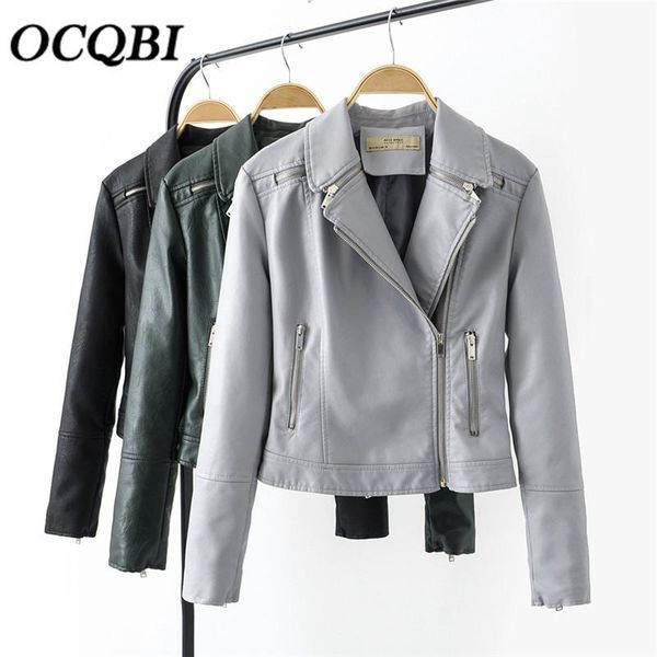 spring leather jacket bomber motorcycle streetwear ladies coats and jackets fashion casual korean style, Black;brown
spring leather jacket bomber motorcycle streetwear ladies coats and jackets fashion casual korean style, Black;brown