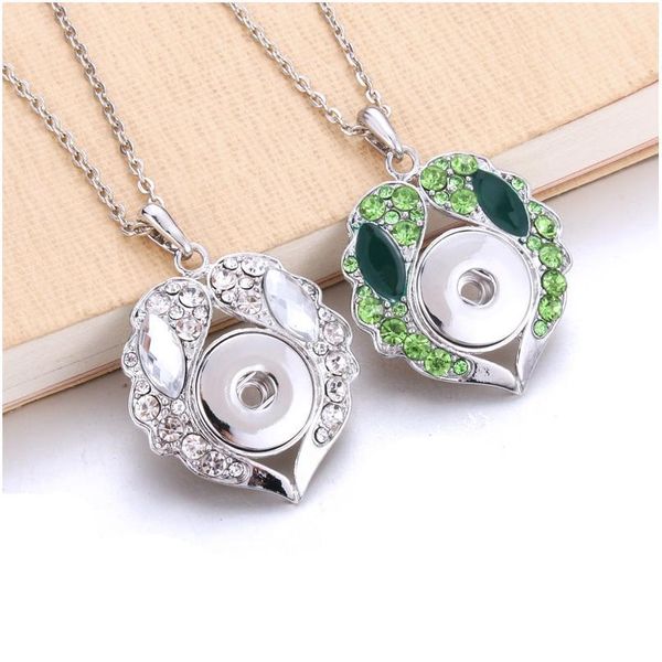 new snap jewelry vintage crystal wing pendant snap necklace fit 18mm snap button pendant necklace with cha bbytne, Silver
new snap jewelry vintage crystal wing pendant snap necklace fit 18mm snap button pendant necklace with cha bbytne, Silver