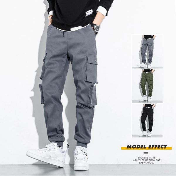 men's pants alsyiqi männer der seite taschen cargo harem hosen 2021 bänder schwarz hip hop casual männlichen jogger mode street, Black
men's pants alsyiqi männer der seite taschen cargo harem hosen 2021 bänder schwarz hip hop casual männlichen jogger mode street, Black