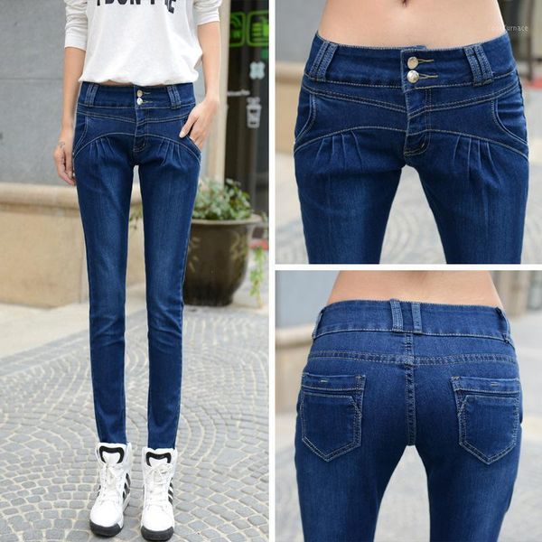 2020 new brand woman jeans spring summer fashion personality single-breasted stretch high waist denim pencil pants1, Blue
2020 new brand woman jeans spring summer fashion personality single-breasted stretch high waist denim pencil pants1, Blue
