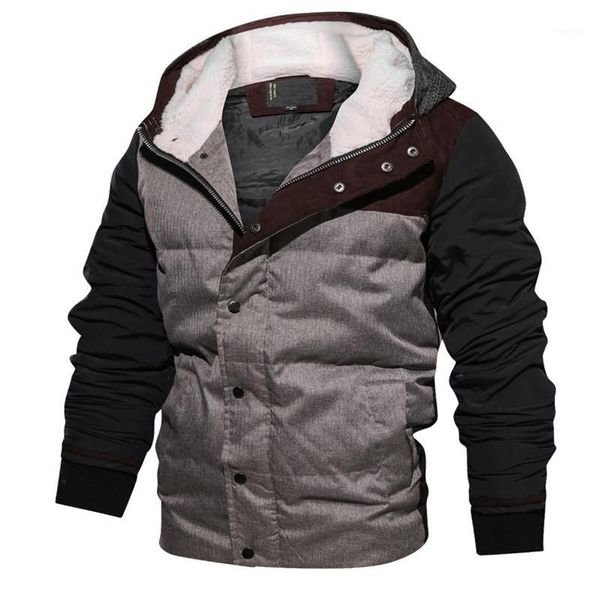 new winter men's jackets warm parkas thick fleece coat men cotton hooded coats mens brand clothing eu size sa6021, Black
new winter men's jackets warm parkas thick fleece coat men cotton hooded coats mens brand clothing eu size sa6021, Black