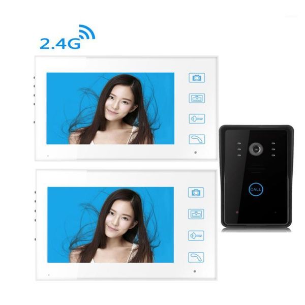 video door phones 7" tft 2.4g 2 monitor wireless phone intercom doorbell home security camera color speakerphone1
video door phones 7" tft 2.4g 2 monitor wireless phone intercom doorbell home security camera color speakerphone1
