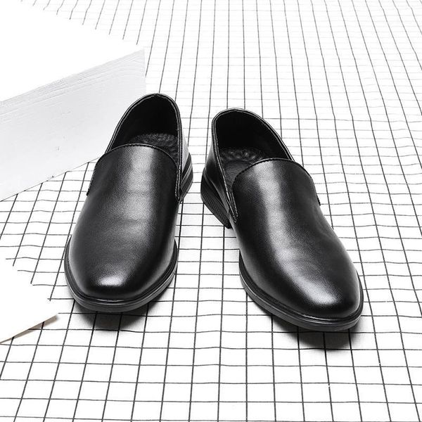 dress shoes men split leather loafer fashion slip on male man formal party wedding footwear1, Black
dress shoes men split leather loafer fashion slip on male man formal party wedding footwear1, Black