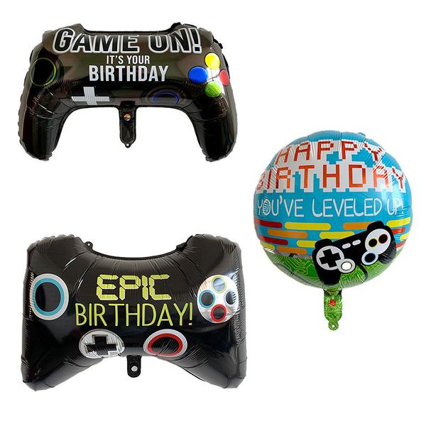 video game controller handle shape aluminum foil balloon children's party birthday venue personality party decoration
video game controller handle shape aluminum foil balloon children's party birthday venue personality party decoration