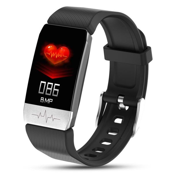 T1 114 inch Color Screen Smart Watch IP67 WaterproofSupport Call Reminder Heart Rate MonitoringSedentary ReminderSleep MonitoringECG Monito
T1 114 inch Color Screen Smart Watch IP67 WaterproofSupport Call Reminder Heart Rate MonitoringSedentary ReminderSleep MonitoringECG Monito