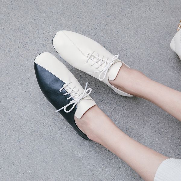 ins female pumps plus size 22-26.5cm colour length sew genuine leather woman ladies shoes heel low square foot toe 77a1, Black
ins female pumps plus size 22-26.5cm colour length sew genuine leather woman ladies shoes heel low square foot toe 77a1, Black