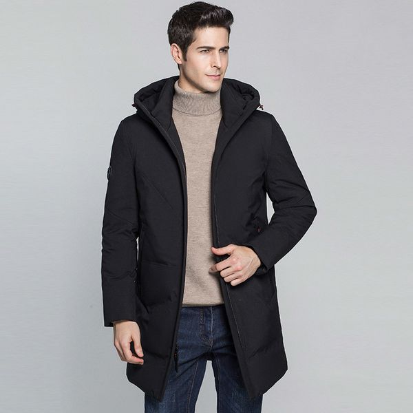 coat long winter with hood thick male jacket casual duck down coats arrival new men's jackets kurtka zimowa kj569 xtgk, Black
coat long winter with hood thick male jacket casual duck down coats arrival new men's jackets kurtka zimowa kj569 xtgk, Black