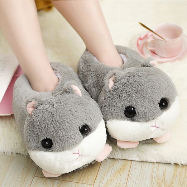 size35-40 cute hamster slippers grey indoor non-slip cotton pink slippers soft christmas tree cute soft bottom indoor slippers x1020, Black
size35-40 cute hamster slippers grey indoor non-slip cotton pink slippers soft christmas tree cute soft bottom indoor slippers x1020, Black