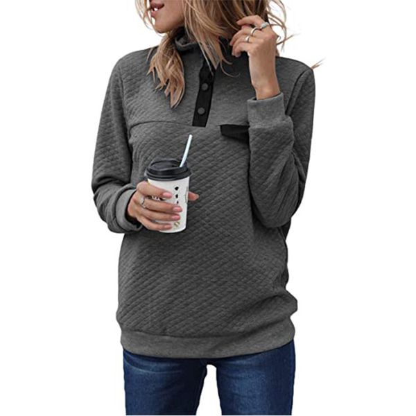 popular fashion high collar button long sleeve women's and sweater in autumn and winter, Black
popular fashion high collar button long sleeve women's and sweater in autumn and winter, Black