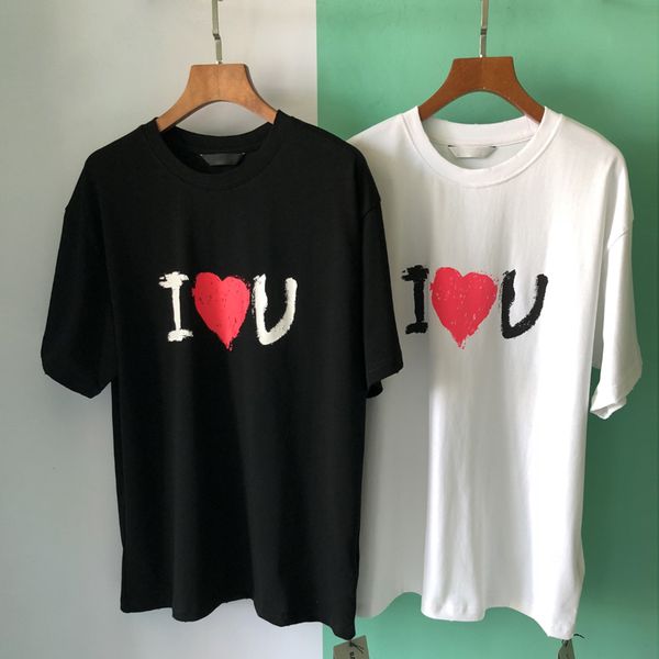 2021 early spring new fashion personality i love you u letter print o-neck short sleeve black white 2 color t-shirt women bb
2021 early spring new fashion personality i love you u letter print o-neck short sleeve black white 2 color t-shirt women bb