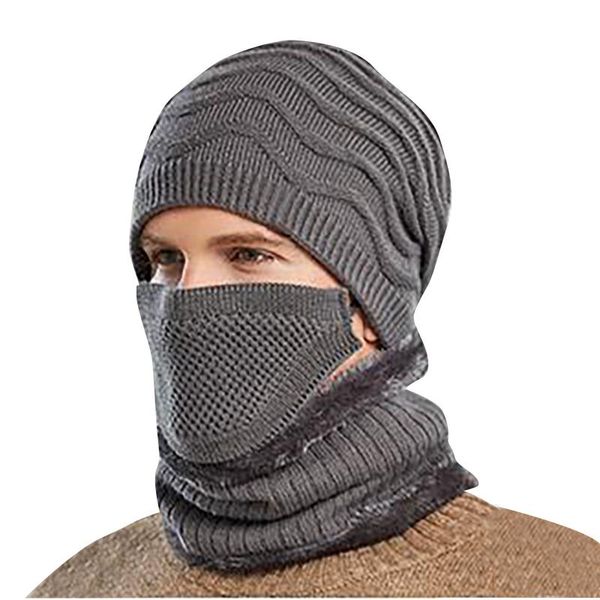 hats, scarves & gloves sets men's wool winter windproof thick knitted hat outdoor warm earmuffs fashionable casual suit adult#yl10, Blue;gray
hats, scarves & gloves sets men's wool winter windproof thick knitted hat outdoor warm earmuffs fashionable casual suit adult#yl10, Blue;gray