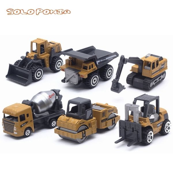 6 pcs set baby toys mini construction vehicle cars- forklift, bulldozer, road roller, excavator, dump truck, tractor toys y200109
6 pcs set baby toys mini construction vehicle cars- forklift, bulldozer, road roller, excavator, dump truck, tractor toys y200109