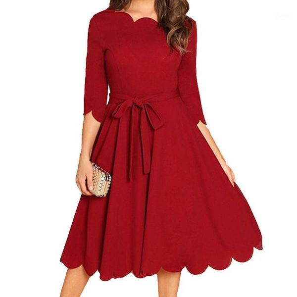 spring autumn solid navy blue/red plus size -5xl women dress wave cut half sleeve robe vestidos office ladies midi dresses1, Black;gray
spring autumn solid navy blue/red plus size -5xl women dress wave cut half sleeve robe vestidos office ladies midi dresses1, Black;gray