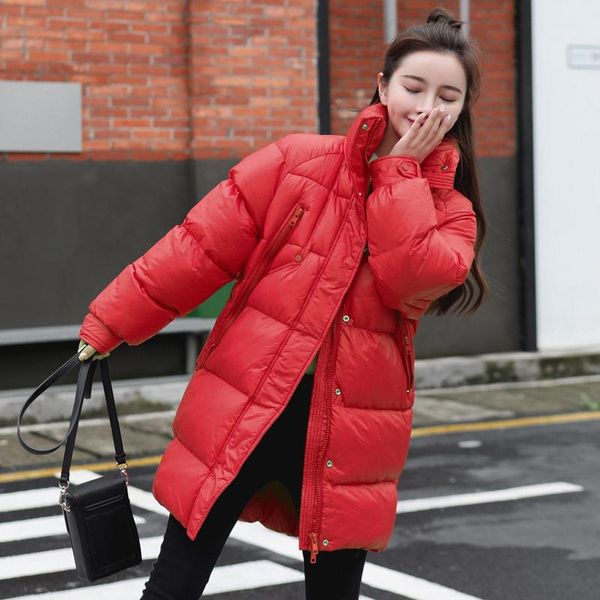 winter women solid outerwear down jacket casual female thicken warm stand collar coat windprood snow wear jackets parka coats, Black
winter women solid outerwear down jacket casual female thicken warm stand collar coat windprood snow wear jackets parka coats, Black