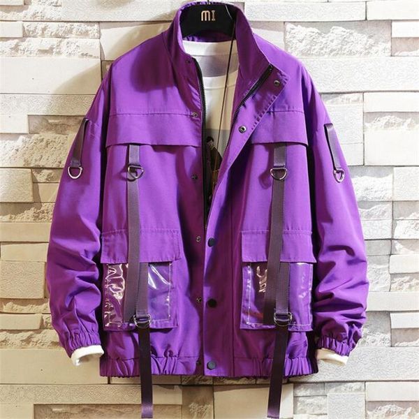 men's jackets spring autumn fashion solid color long ribbons homme work jacket streetwear casual hip hop men coat outwear, Black;brown
men's jackets spring autumn fashion solid color long ribbons homme work jacket streetwear casual hip hop men coat outwear, Black;brown