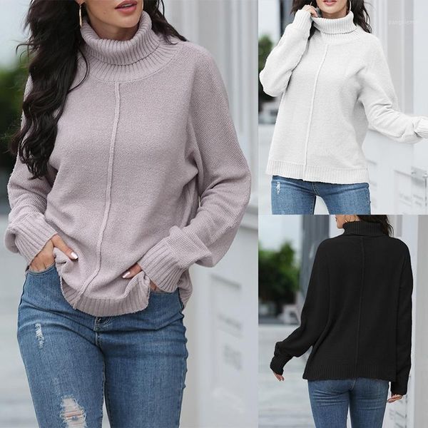 autumn winter women's knitted sweater pullover high neck long sleeve solid color slim warm sweater1, White;black
autumn winter women's knitted sweater pullover high neck long sleeve solid color slim warm sweater1, White;black