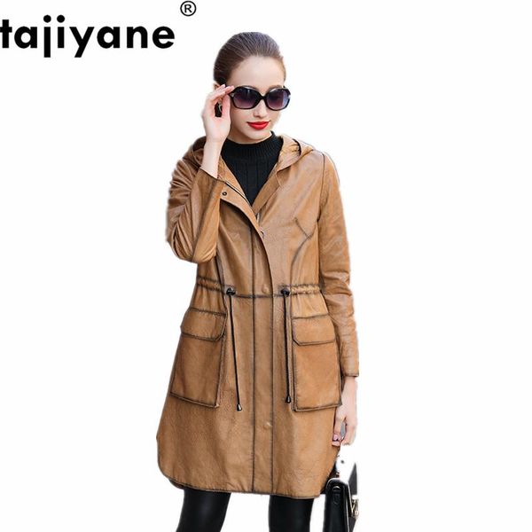women's leather & faux tajiyane 100% real sheepskin coat female spring winter clothing 2021 fashion streetwear genuine jacket women win, Black
women's leather & faux tajiyane 100% real sheepskin coat female spring winter clothing 2021 fashion streetwear genuine jacket women win, Black