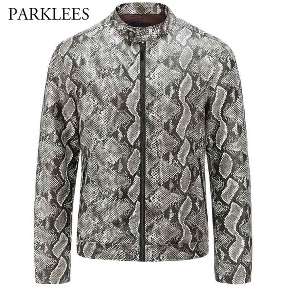 pu leather jacket men snake pattern motorcycle biker jacket men zipper design faux leather mens jacket coat 201223, Black
pu leather jacket men snake pattern motorcycle biker jacket men zipper design faux leather mens jacket coat 201223, Black