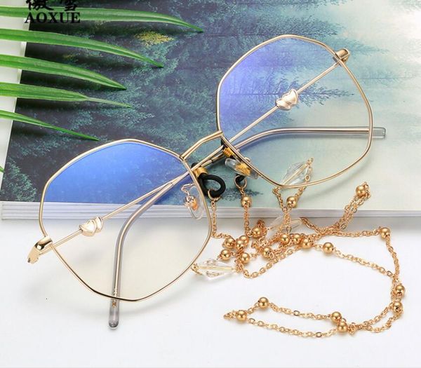 polygonal anti-blue light chain women clear round metal black friday computer eye glasses frames kx9015a, Silver
polygonal anti-blue light chain women clear round metal black friday computer eye glasses frames kx9015a, Silver