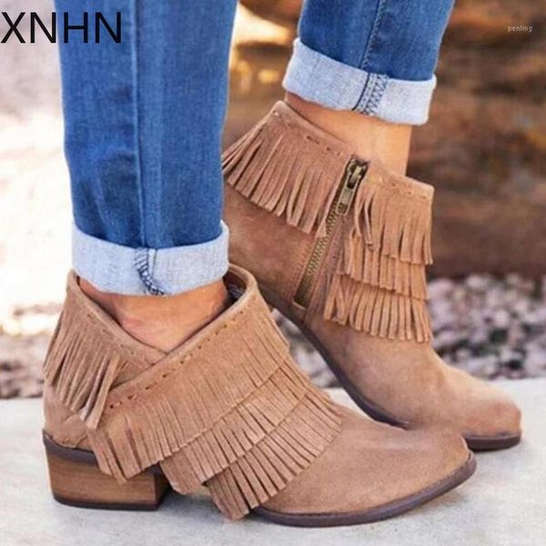 autumn women shorts boots pointed toe low heel side zipper fringe retro fashion tassel ankle booties1, Black
autumn women shorts boots pointed toe low heel side zipper fringe retro fashion tassel ankle booties1, Black