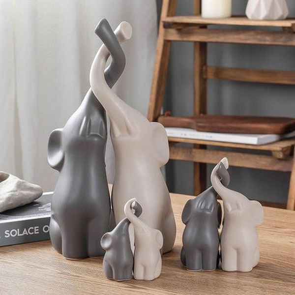 decorative objects & figurines ceramic elephant couples miniatures animal ornaments creative and crafts furnishings for living room wf
decorative objects & figurines ceramic elephant couples miniatures animal ornaments creative and crafts furnishings for living room wf