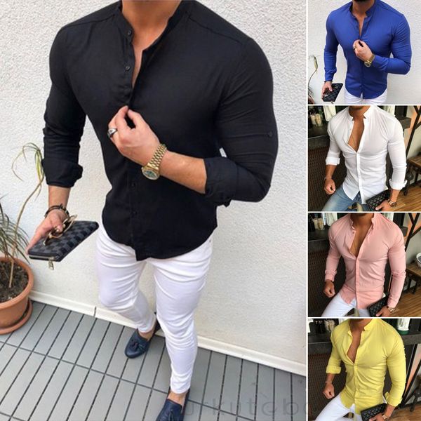 2019 fashion brand designer shirts mens korean long sleeve v neck slim fit street wear fall spring summer casual mens clothing, White;black
2019 fashion brand designer shirts mens korean long sleeve v neck slim fit street wear fall spring summer casual mens clothing, White;black