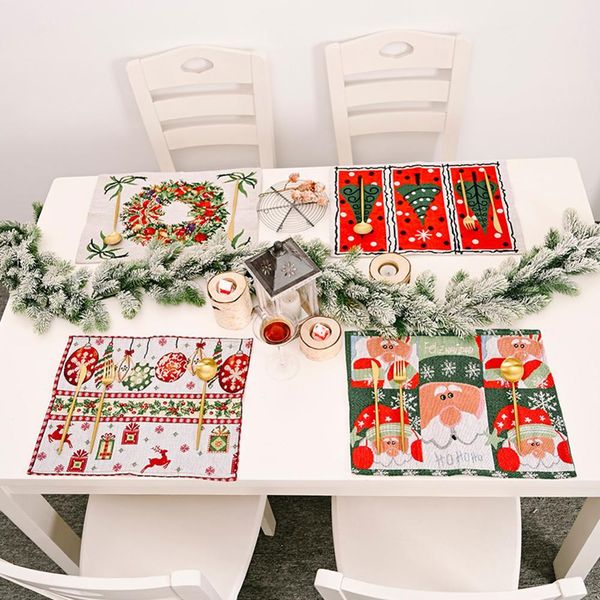 christmas knitted fabric placemat xmas home decor dining table christmas tableware mat santa claus/elk/garland/christmas tree wmtduj xhlove
christmas knitted fabric placemat xmas home decor dining table christmas tableware mat santa claus/elk/garland/christmas tree wmtduj xhlove