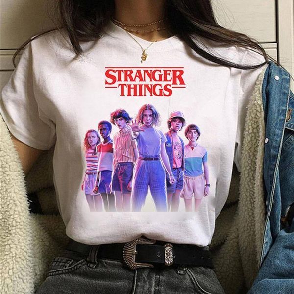 stranger things t shirt harajuku women tshirt graphic tee female upside down eleven t-shirt 90s girls funny t-shirt tee, White
stranger things t shirt harajuku women tshirt graphic tee female upside down eleven t-shirt 90s girls funny t-shirt tee, White