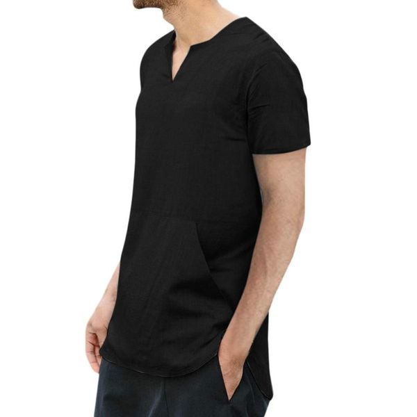 vogue men's baggy cotton linen solid color pocket short sleeve shirts blouses linen shirt male, White;black
vogue men's baggy cotton linen solid color pocket short sleeve shirts blouses linen shirt male, White;black