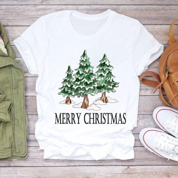 women christmas cartoon tree snow season clothing holiday print lady t shirts tshirt ladies graphic female tee t shirt, White
women christmas cartoon tree snow season clothing holiday print lady t shirts tshirt ladies graphic female tee t shirt, White