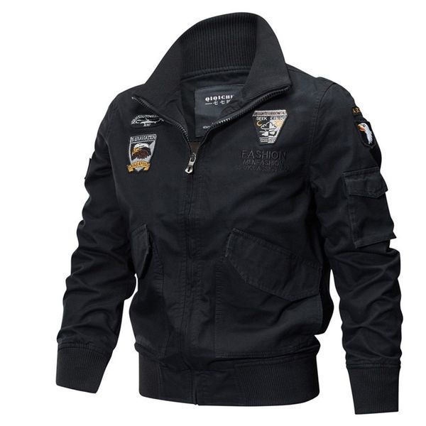 military jacket men autumn winter bomber jacket plus size 4xl cotton pilot tactical air force cargo jackets jaqueta masculina 201218, Black;brown
military jacket men autumn winter bomber jacket plus size 4xl cotton pilot tactical air force cargo jackets jaqueta masculina 201218, Black;brown