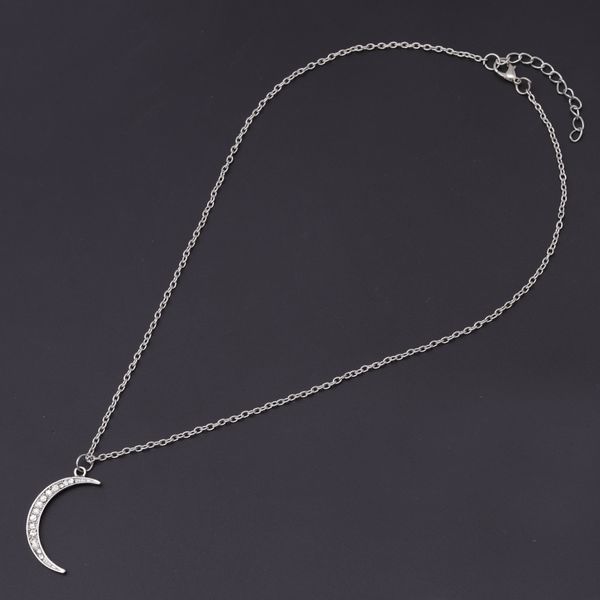 big crystal moon clavicle chain necklaces for women silver color jewelry accessories valentines day femme bijoux
big crystal moon clavicle chain necklaces for women silver color jewelry accessories valentines day femme bijoux