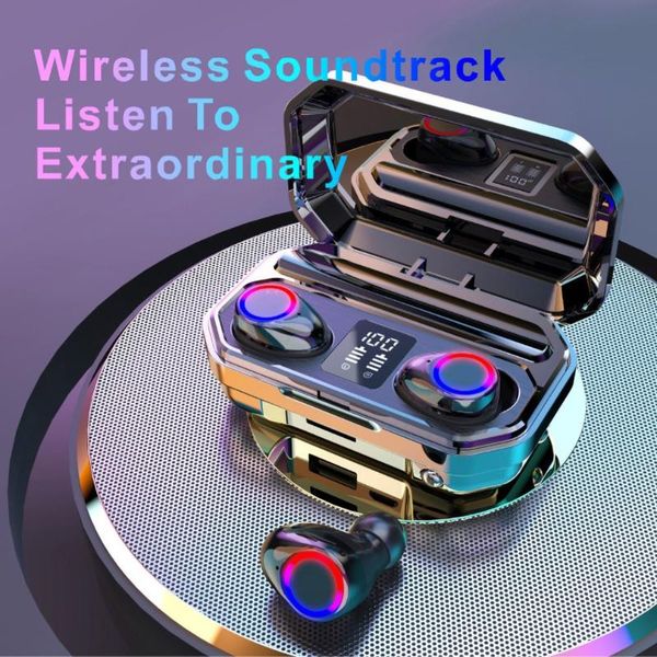 m12 tws wireless headphones bluetooth5.0 earphones hifi ipx7 waterproof earbuds touch control headset for sport & game
m12 tws wireless headphones bluetooth5.0 earphones hifi ipx7 waterproof earbuds touch control headset for sport & game