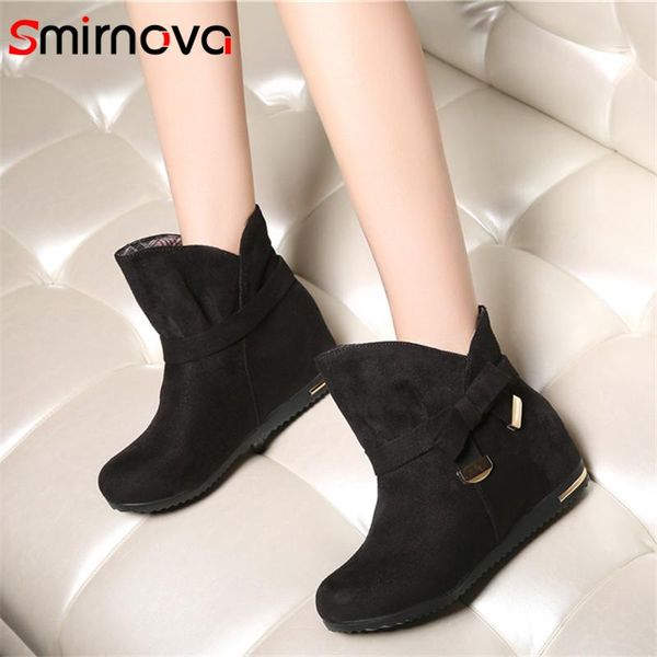 smirnova fashion flock boots 2020 autumn winter ankle woman boots high heel casual bowtie wedges ladies shoes black
smirnova fashion flock boots 2020 autumn winter ankle woman boots high heel casual bowtie wedges ladies shoes black