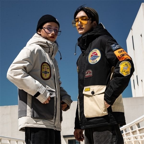 thick outdoor down jacket for men 2020 fashion trends brand waterproof puffer coats with patchwork couples warm bubble coat q1209, Black
thick outdoor down jacket for men 2020 fashion trends brand waterproof puffer coats with patchwork couples warm bubble coat q1209, Black